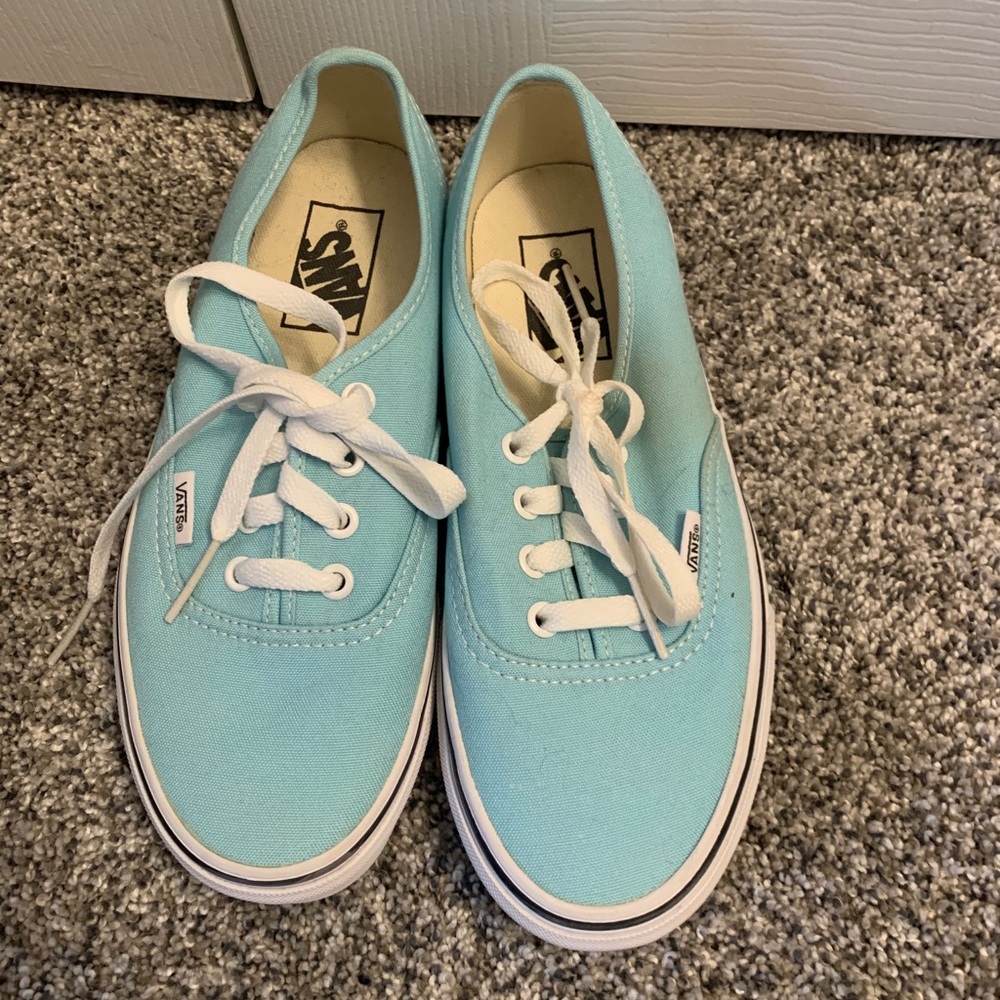 Teal Vans; FREE SHIPPING